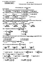 Đề ôn tập Chương II môn Giải tích Lớp 12 - Hoa Hoàng Tuyên (Có đáp án)